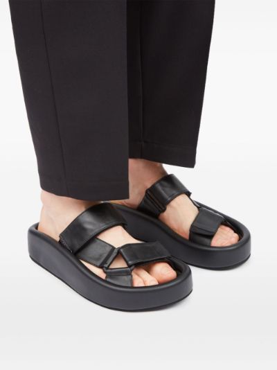 MM6 Maison Margiela webbing slip-on platform sandals | Eraldo.com US