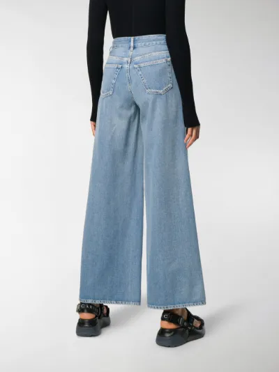 mm6 wide leg jeans