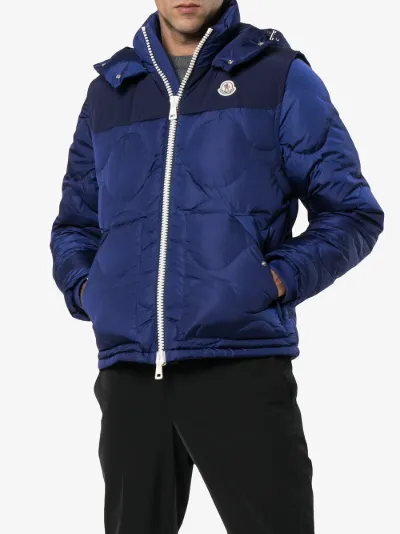 moncler hooded quilted down jacket