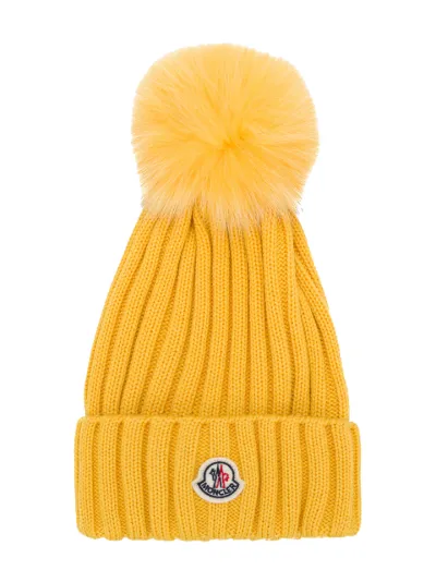 moncler bobble top beanie