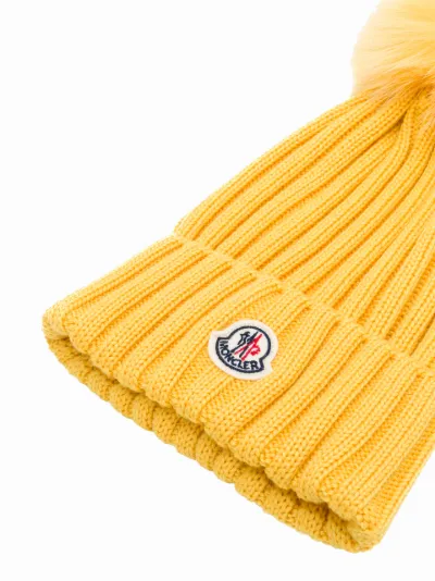 moncler bobble top beanie