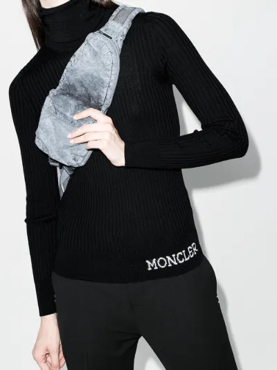 black moncler jumper