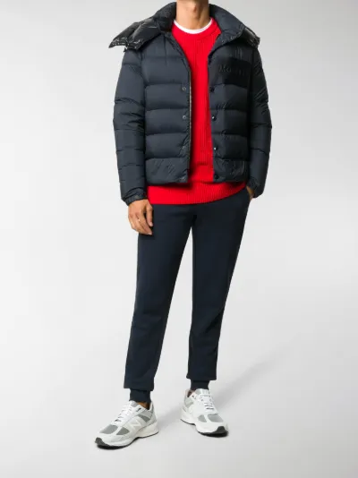 moncler hooded padded jacket