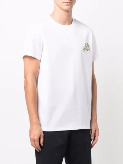 double-logo cotton T-shirt | Moncler 