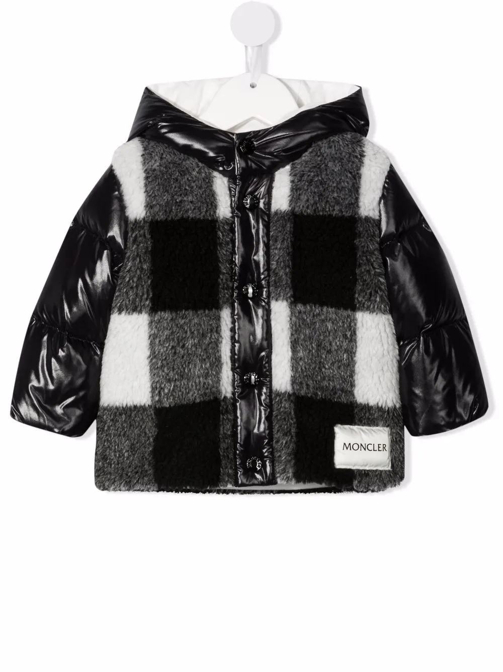 Moncler checked jacket online