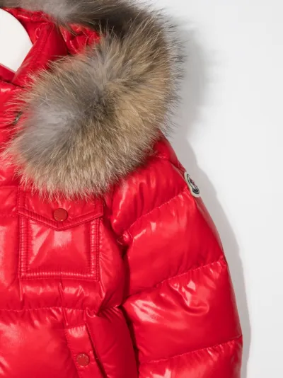 moncler fluffy hood