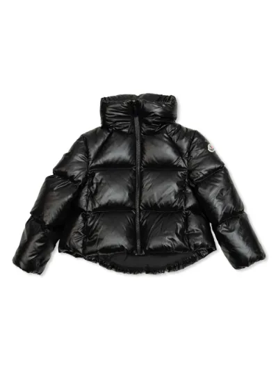 Moncler puffer logo patch jacket best sale