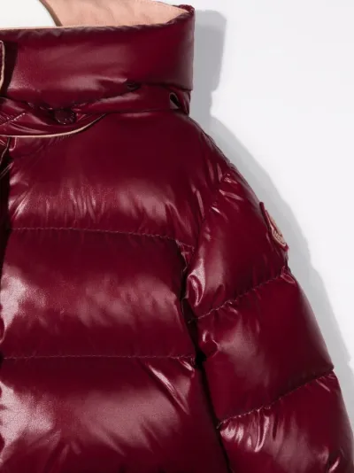 moncler burgundy jacket