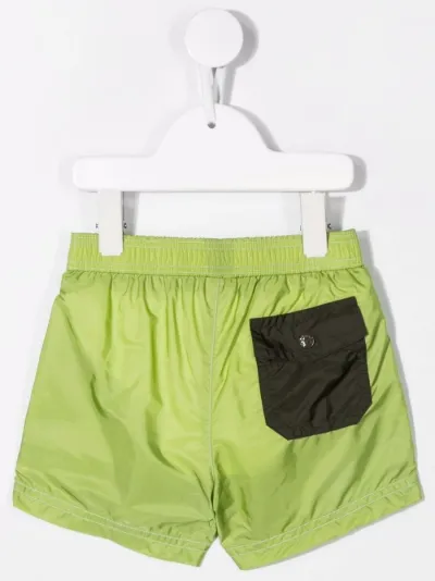logo-patch swim shorts | Moncler Enfant 