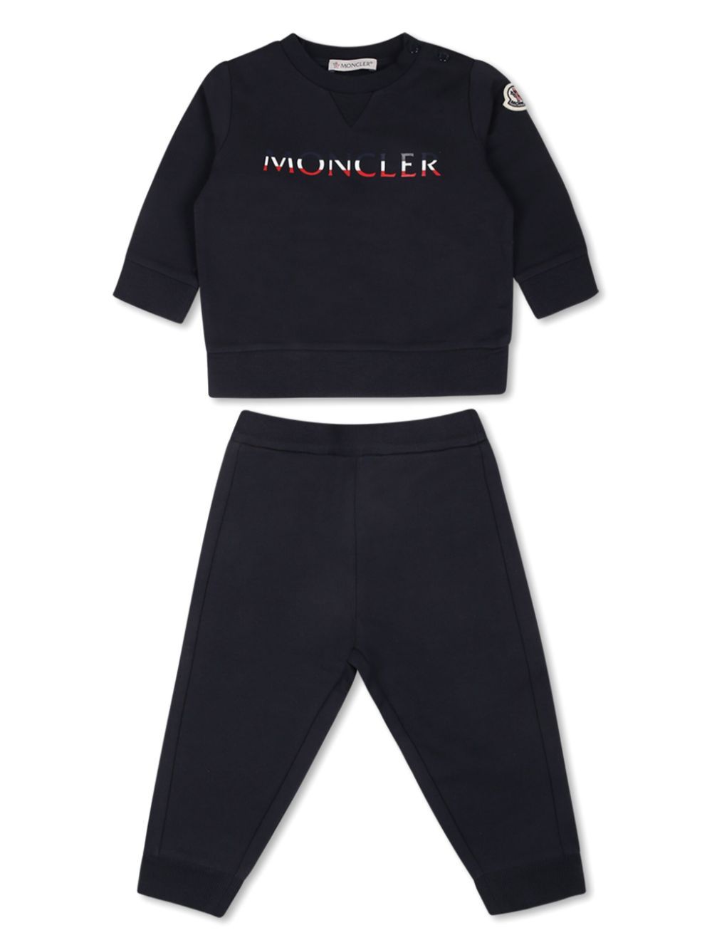 Black fashion moncler tracksuit