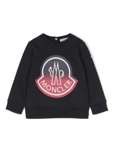 logo print ombr effect sweatshirt Moncler Enfant Eraldo