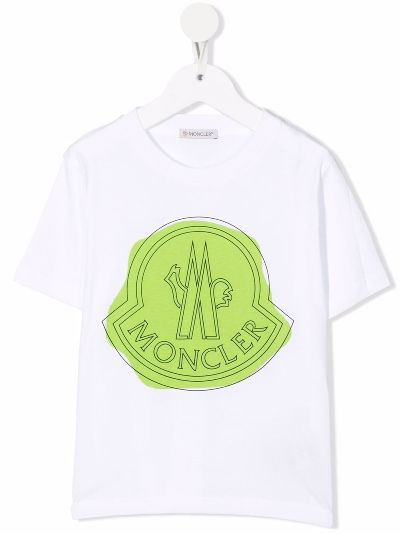 moncler embroidered logo t shirt