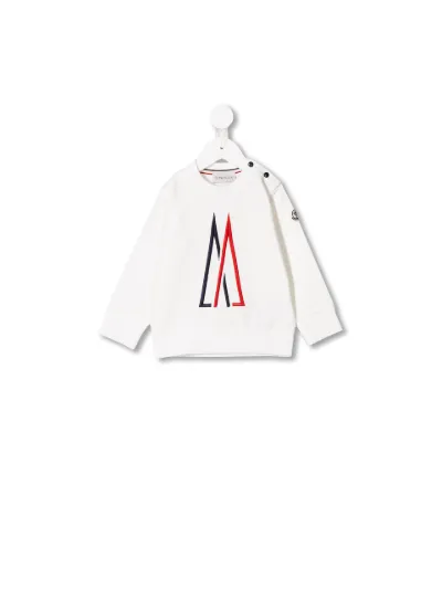 Moncler Enfant M logo embroidered sweatshirt Eraldo HR