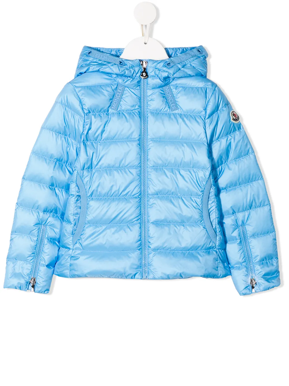 moncler padded hooded jacket