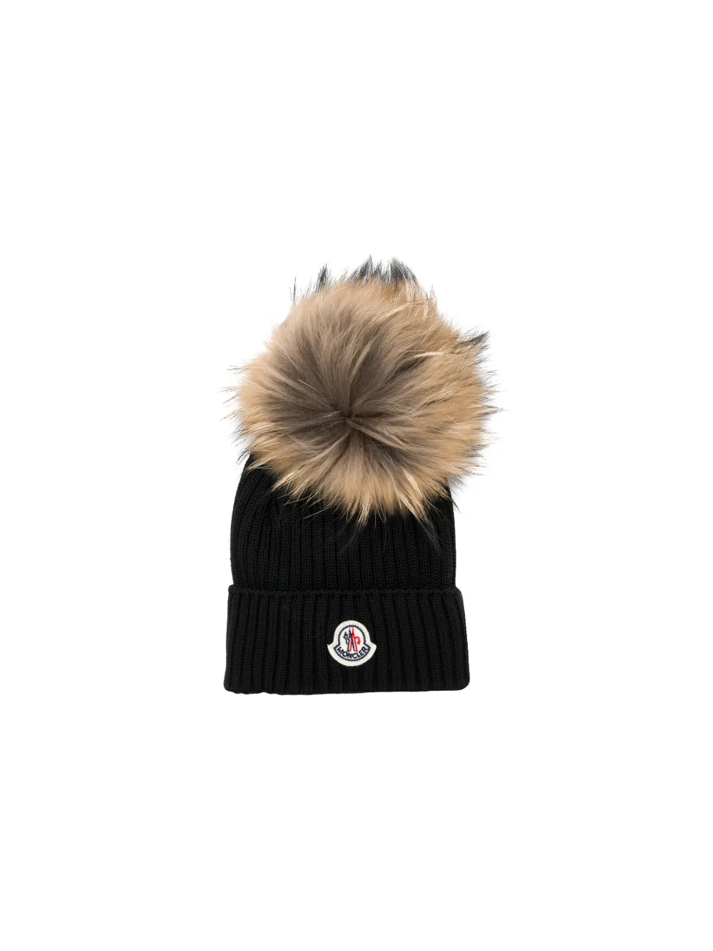 Moncler Enfant racoon fur pom pom beanie Eraldo DE