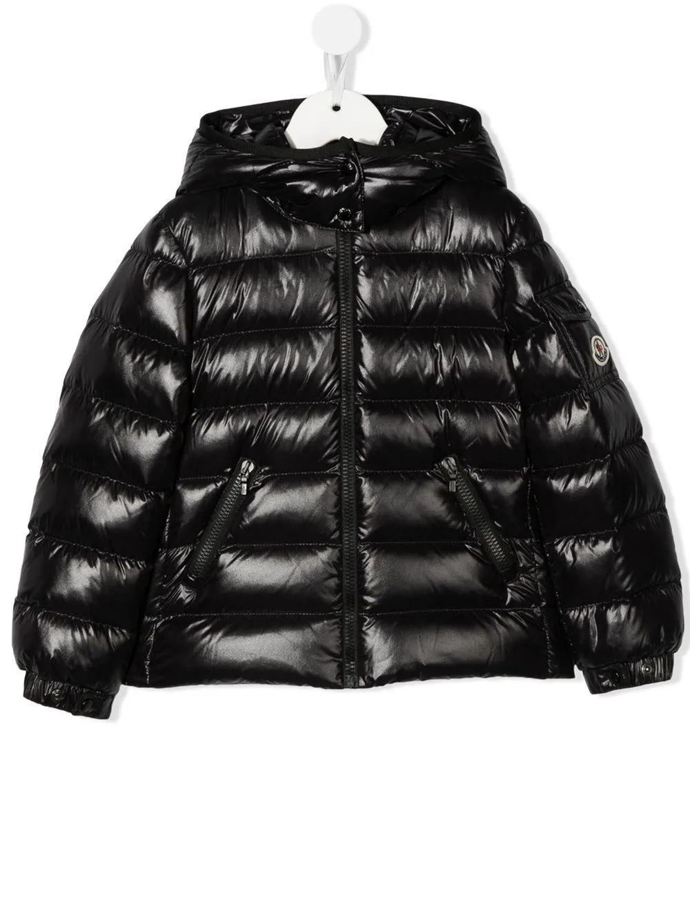 Moncler Enfant zipped padded jacket Eraldo US