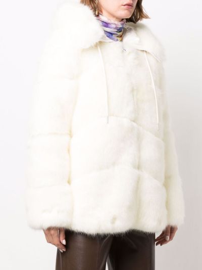 express white fur coat