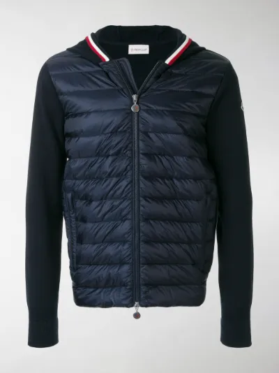 Moncler - Felpa imbottita con cappuccio