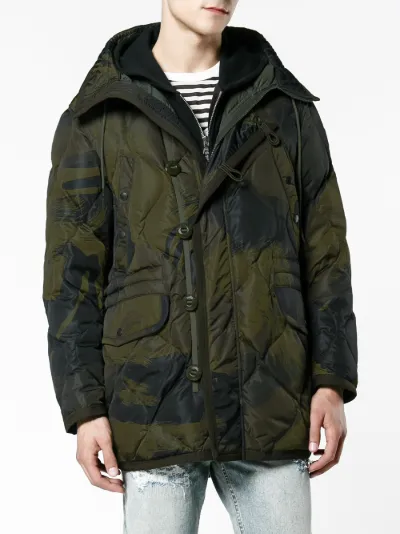 Gaillon feather down camouflage jacket展示图