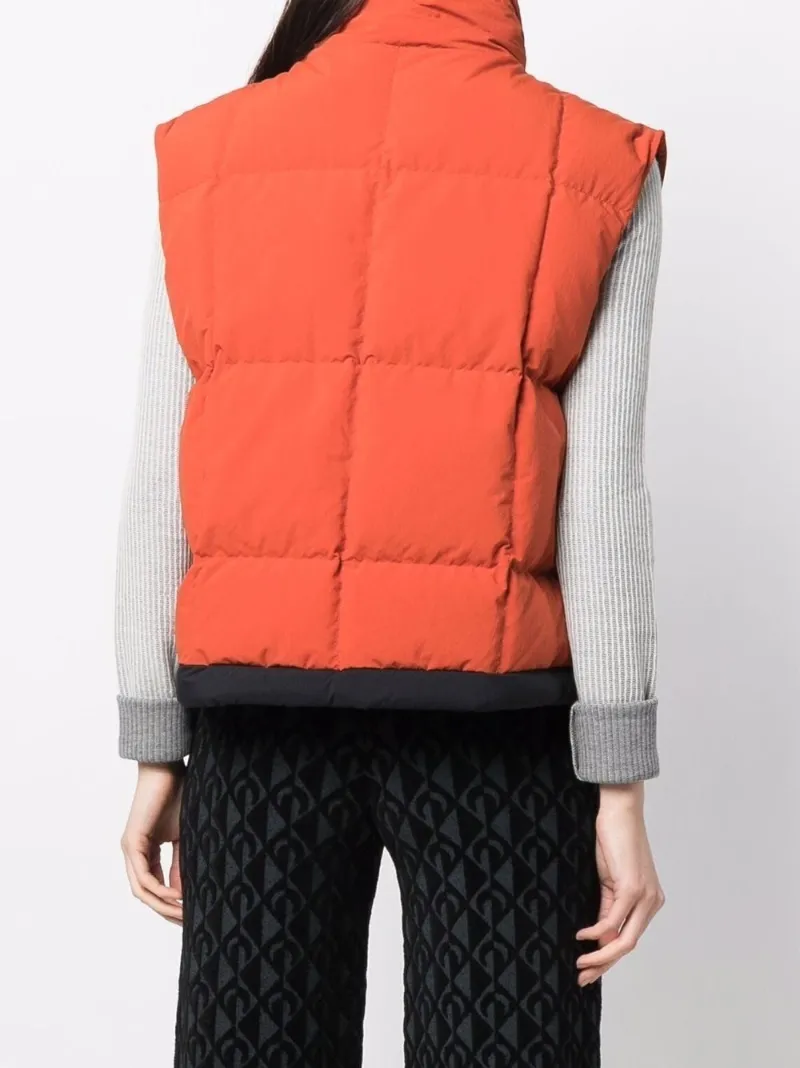 moncler vest orange