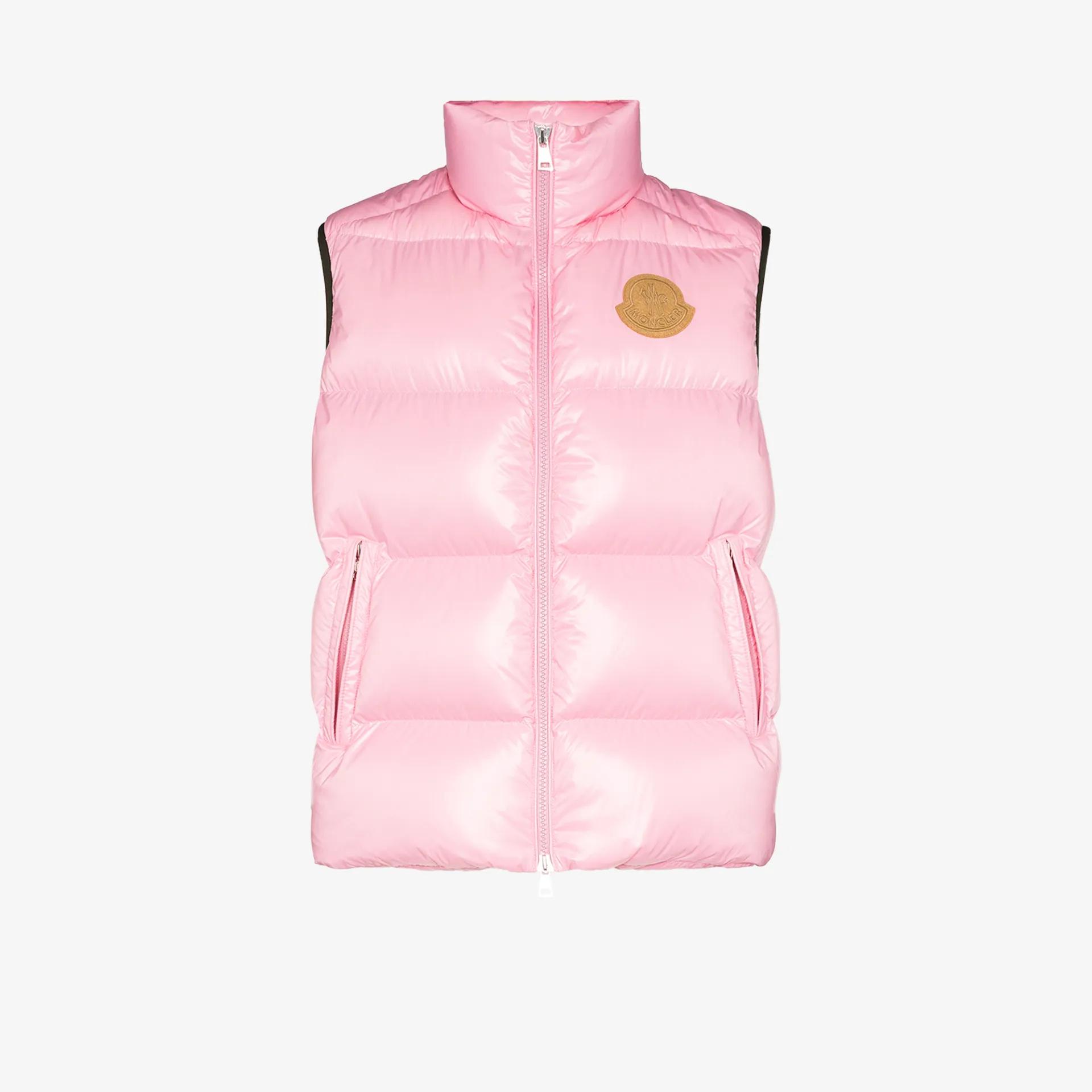 moncler pink gilet
