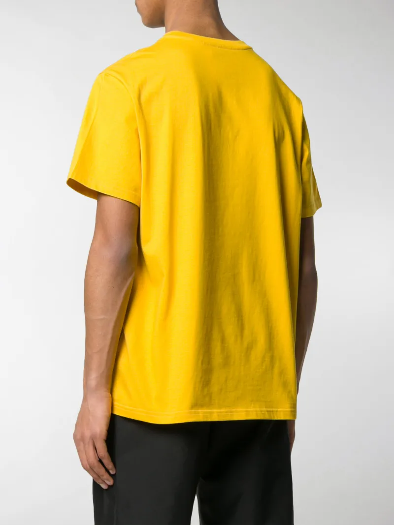 moncler polo yellow