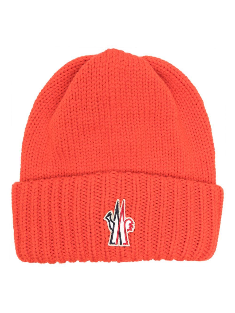 Moncler red discount beanie