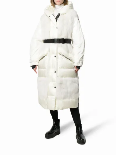 moncler long padded coat