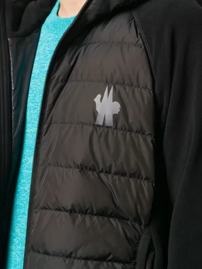 moncler padded hooded jacket