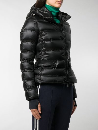 mens black puffer bomber jacket