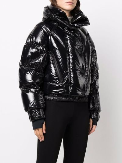 Moncler wet store look jacket