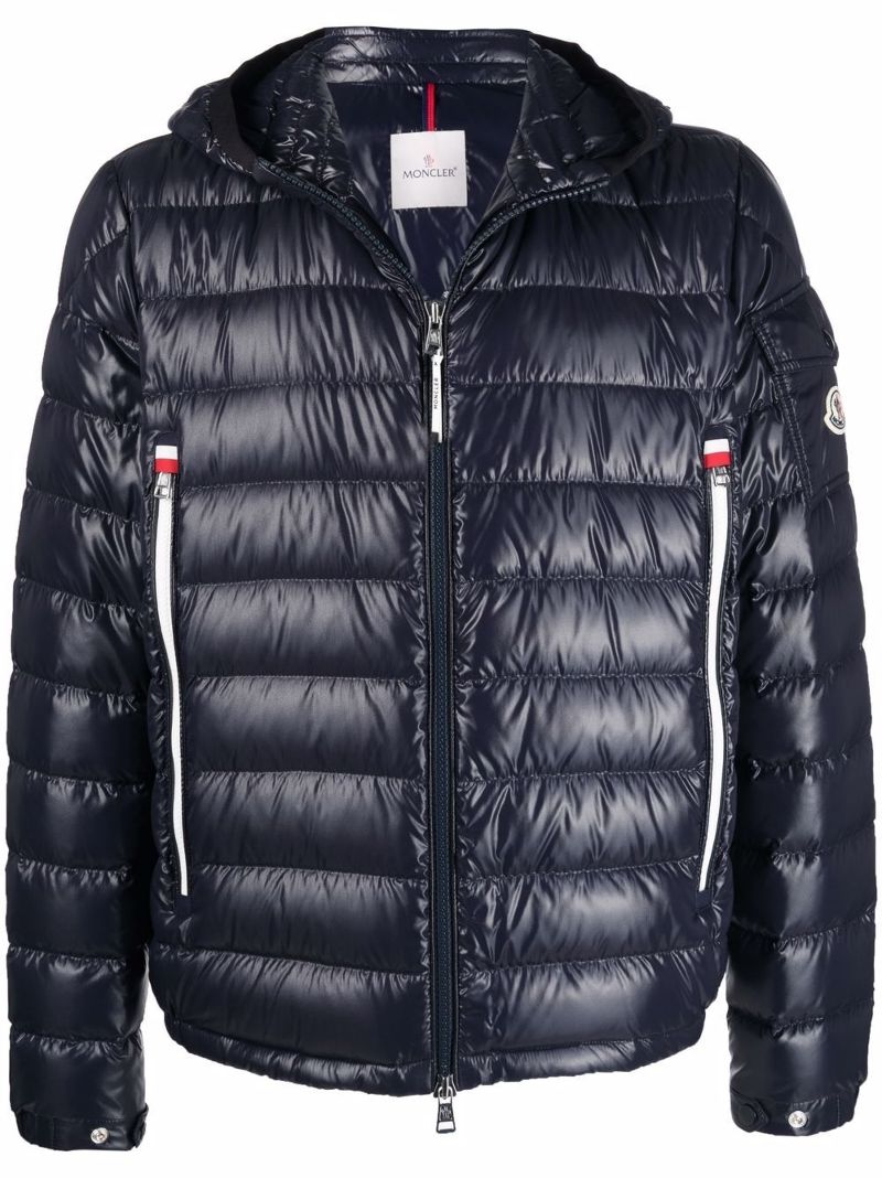 moncler hooded puffer coat