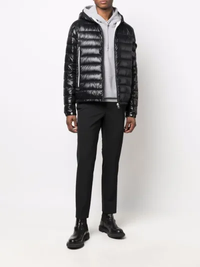 moncler hooded padded jacket