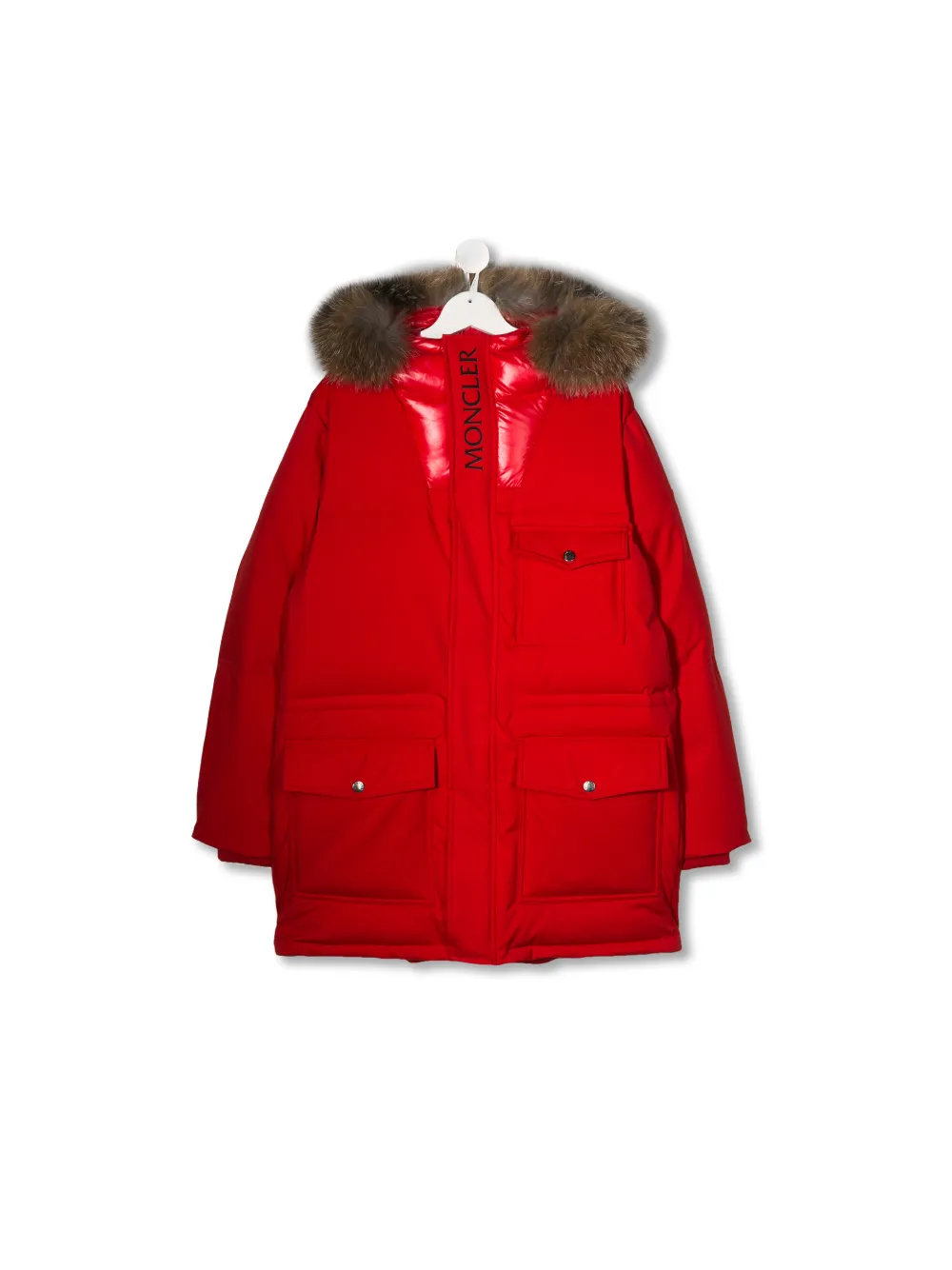 moncler fur lined parka