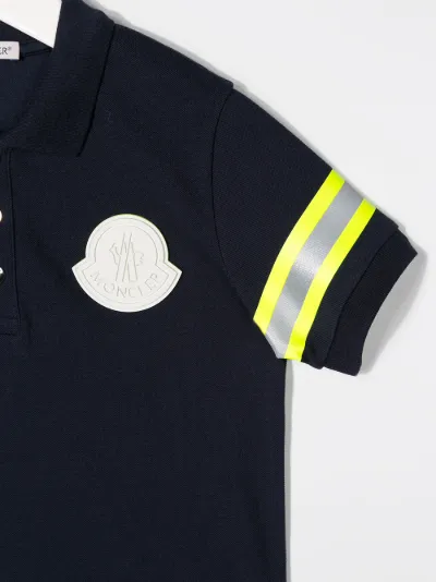 moncler yellow polo shirt