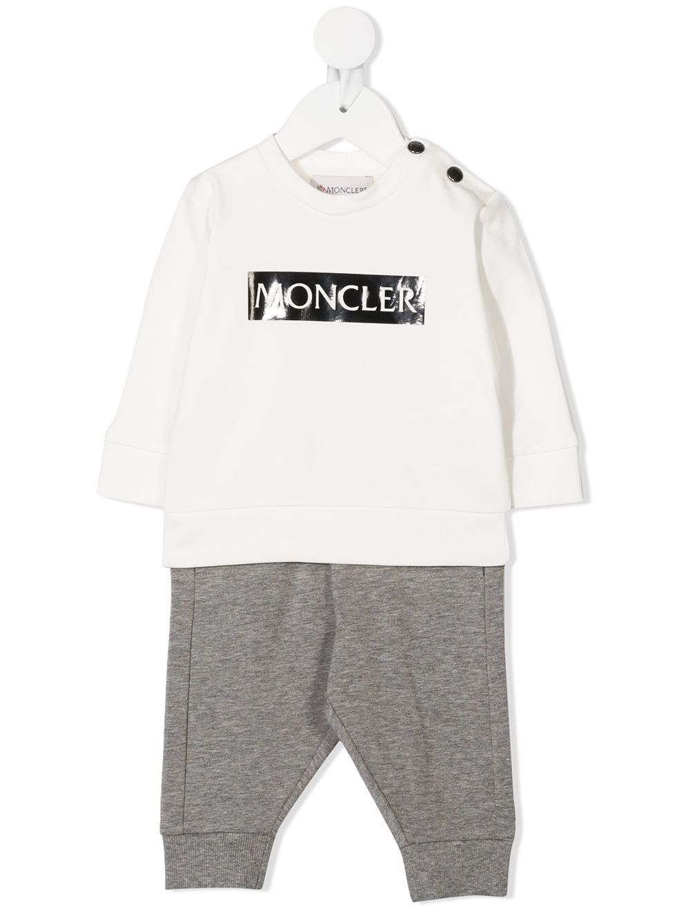 baby grey moncler tracksuit
