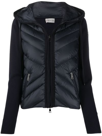 moncler knit puffer jacket