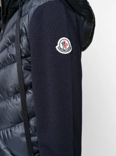 moncler knit puffer jacket