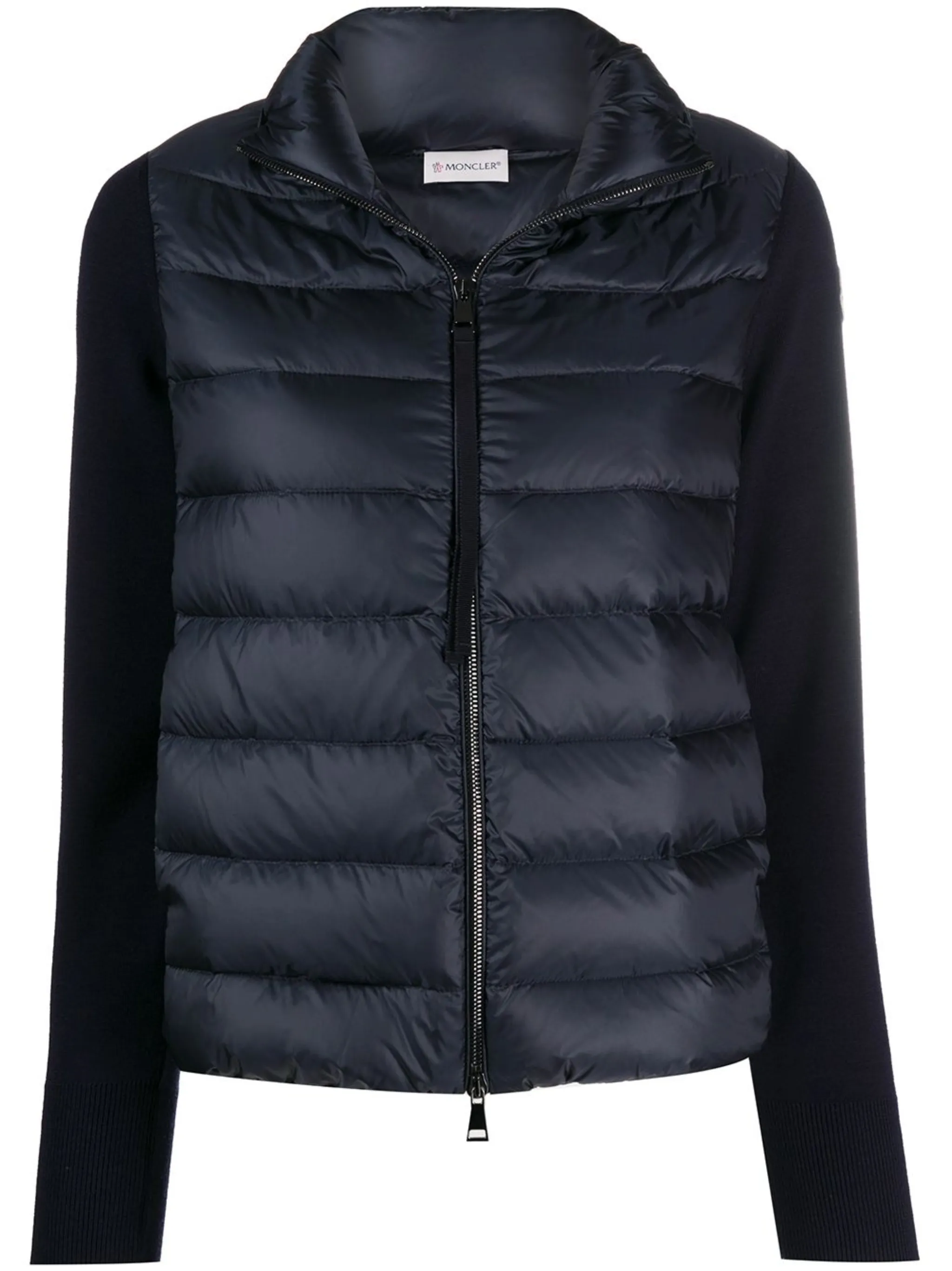 Moncler knitted sleeves padded jacket Eraldo HR