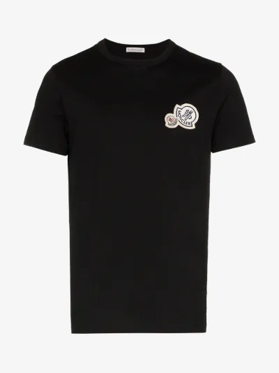 moncler embroidered t shirt