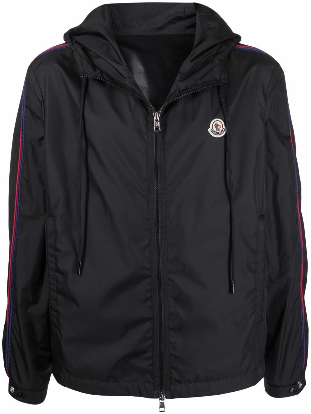 moncler logo hooded jacket