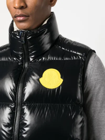 Moncler yellow gilet best sale