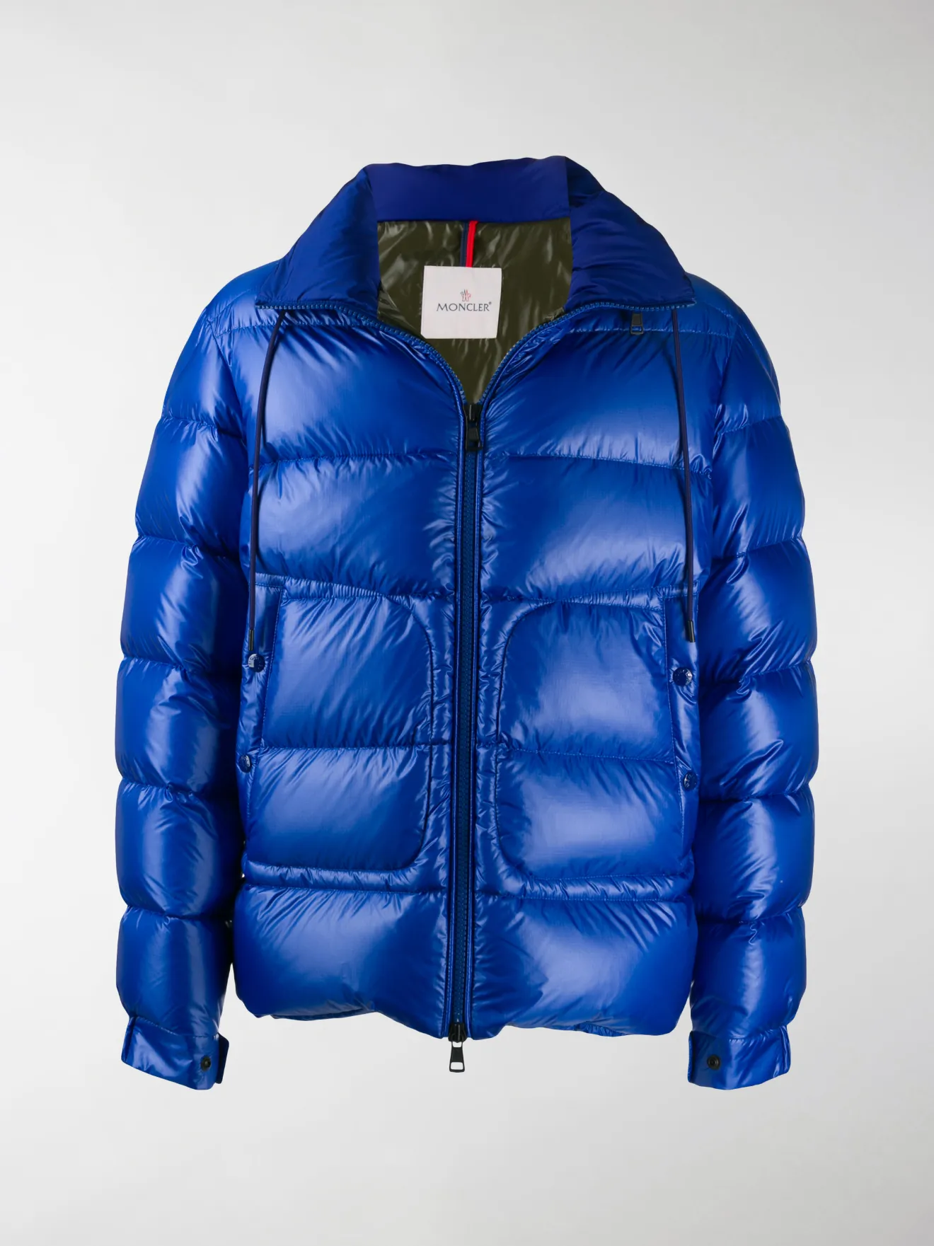 blue moncler bubble coat