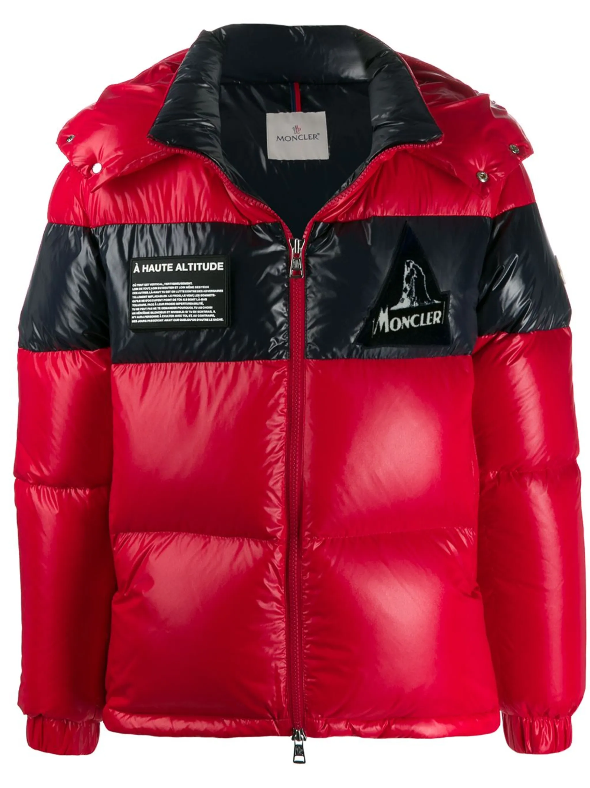 Moncler logo patch padded jacket Eraldo HR