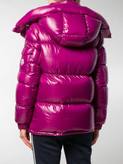 moncler purple puffer jacket