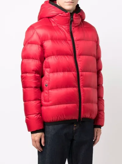 moncler patent jacket