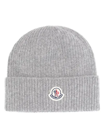 Moncler cheap beanie grey