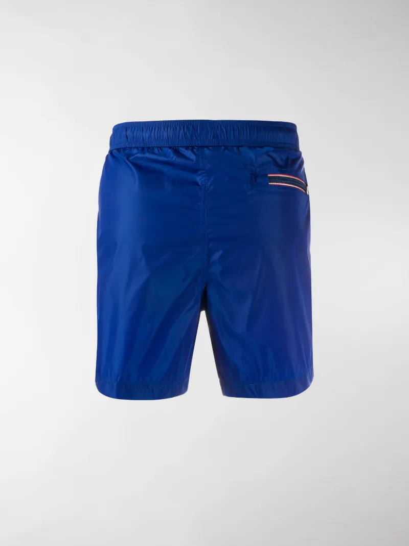 blue moncler swim shorts