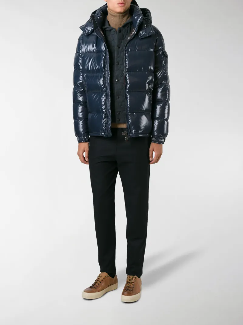 moncler maya jacket blue