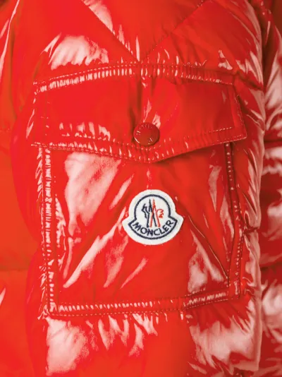 moncler red maya jacket